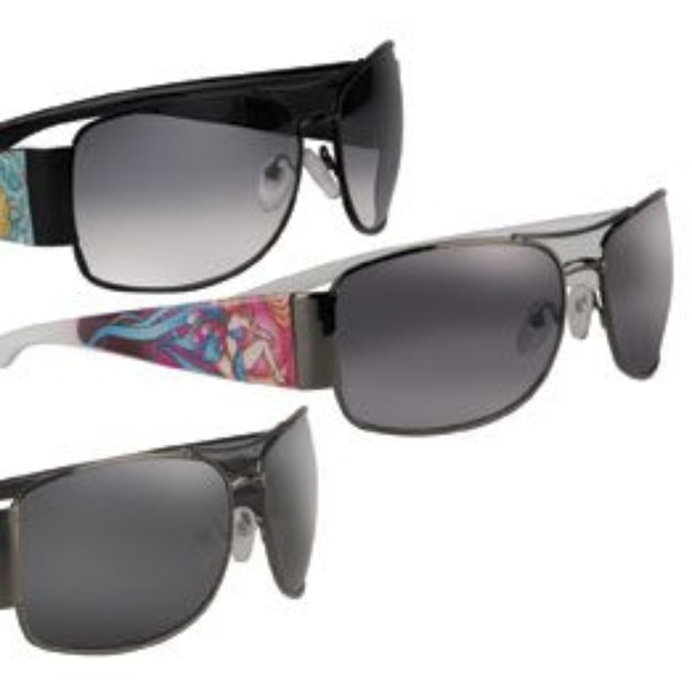 Tats Tiger Tattoo Glasses, Tattoos on Hollywood Stars Sunglasses - Black